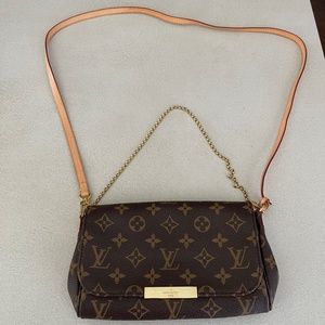 Authentic Louis Vuitton Monogram Canvas Favorite PM Handbag